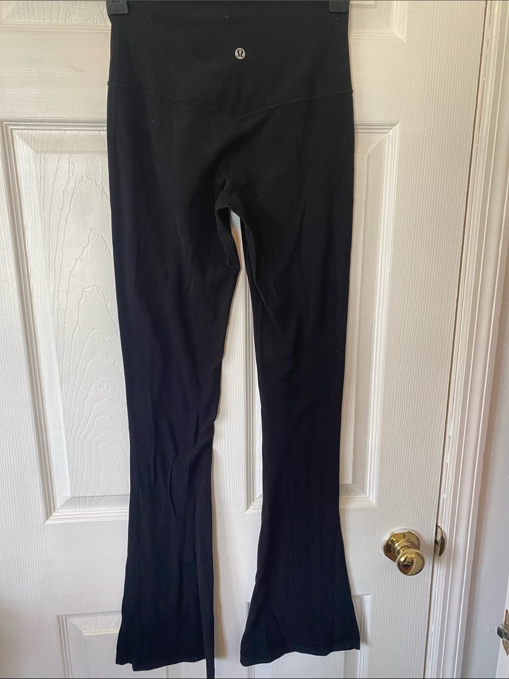 Lululemon Nulu Groove super high rise Black High-Rise Flare Leggings